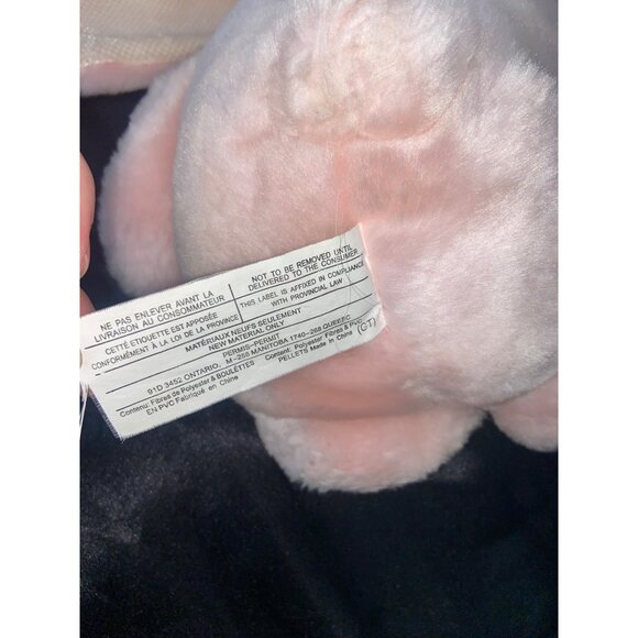 Dan Dee MTY Pink Bunny Rabbit Easter Stuffed Plush Animal Toy 9 in - Picture 6 of 6